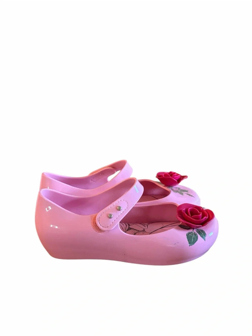 Mini Melissa Ultra Girl + Disney Beauty and the Beast Mary Jane Flats.
